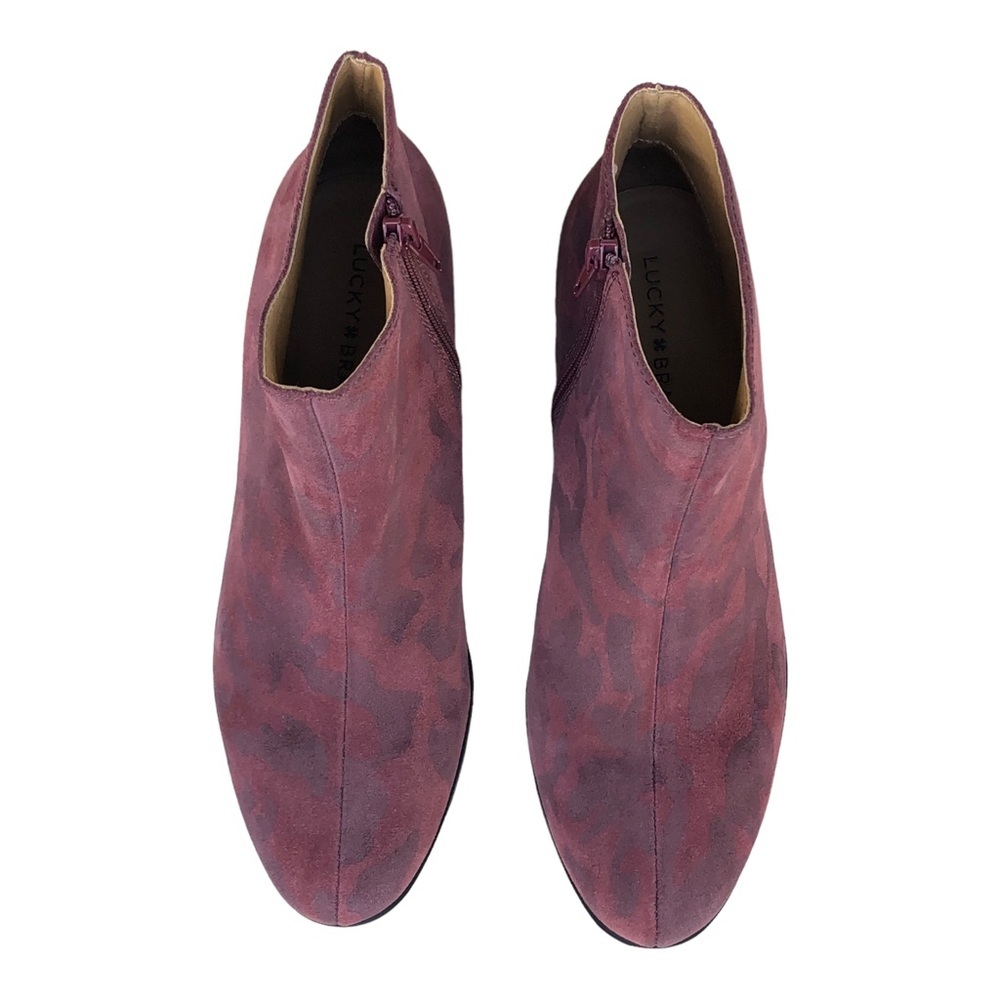 Lucky Brand Womens Karmeya Sugar Red Fashion Boots Size 9.5 M - Picture 7 of 14